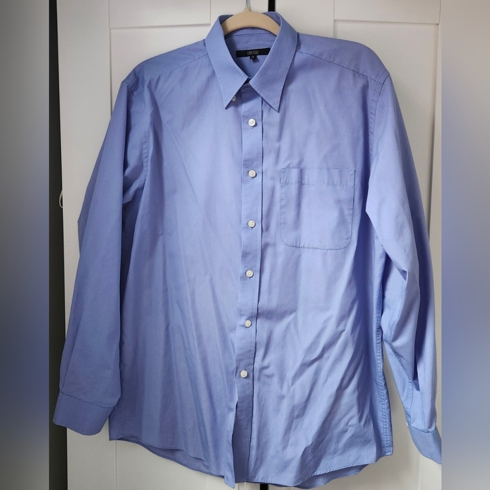 Oversized Blue Button Down